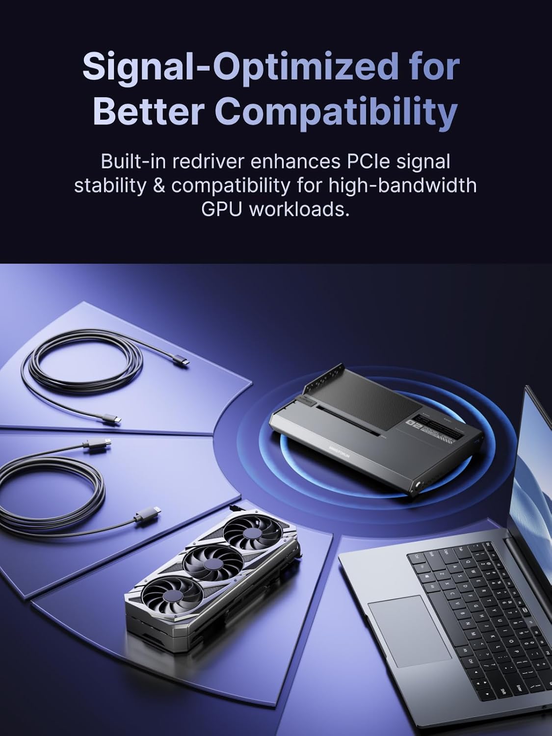 minisforum deg2 egpu dock oculink and thunderbolt 5 ports optimized for ai and creation workflows minisforum deg2 egpu dock oculink and thunderbolt 5 ports optimized for ai and creation workflows