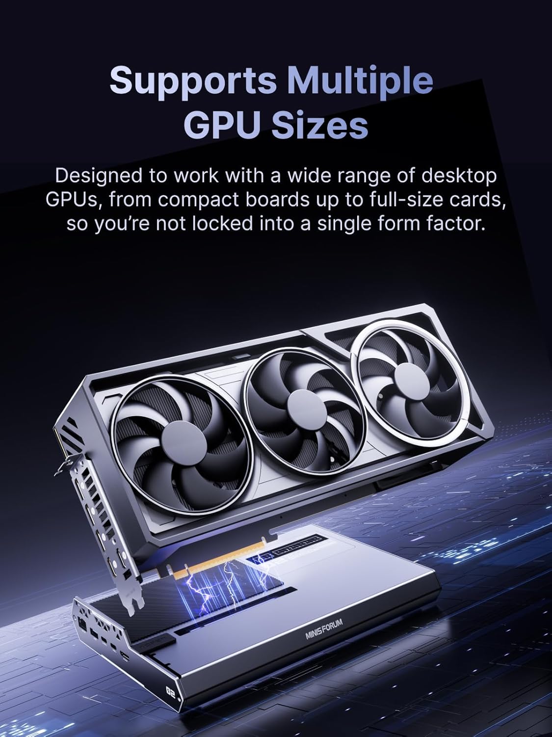 minisforum deg2 egpu dock oculink and thunderbolt 5 ports optimized for ai and creation workflows minisforum deg2 egpu dock oculink and thunderbolt 5 ports optimized for ai and creation workflows