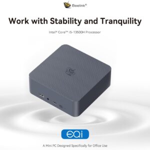Home คอมพิวเตอร์ขนาดเล็ก mini pc beelink eqi13 intel® cor 13500h work stability business easily handled